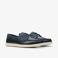 Bratton Boat Navy Leather
