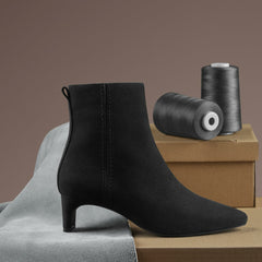 Edina Up Black Suede