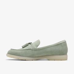 Narini Edge Light Green Suede
