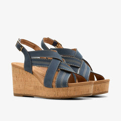 Sabina Sling Navy Nubuck