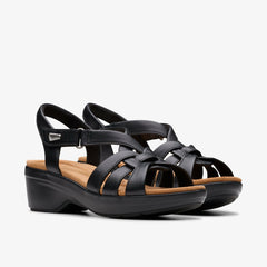Tuleah Cross Black Leather
