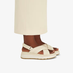 Tuscan Cross Cream Leather