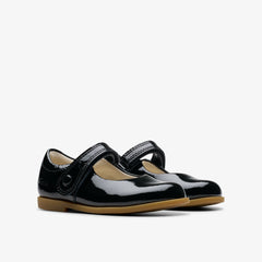 Drew Tap Toddler Black Patent