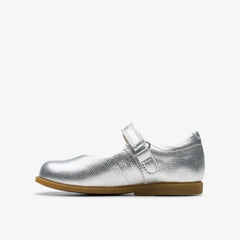 Drew Tap Toddler Silver Metallic