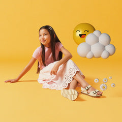 Playsun Kid Off White Leather