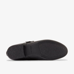 Fawna Bar Black Leather