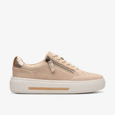Hollyhock Zip Sand Nubuck