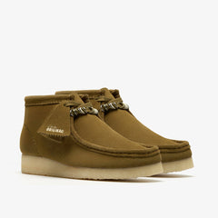 Wallabee Boot Green Suede