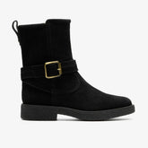 Nella Mid Black Suede