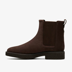 Nella Top Dark Brown Suede