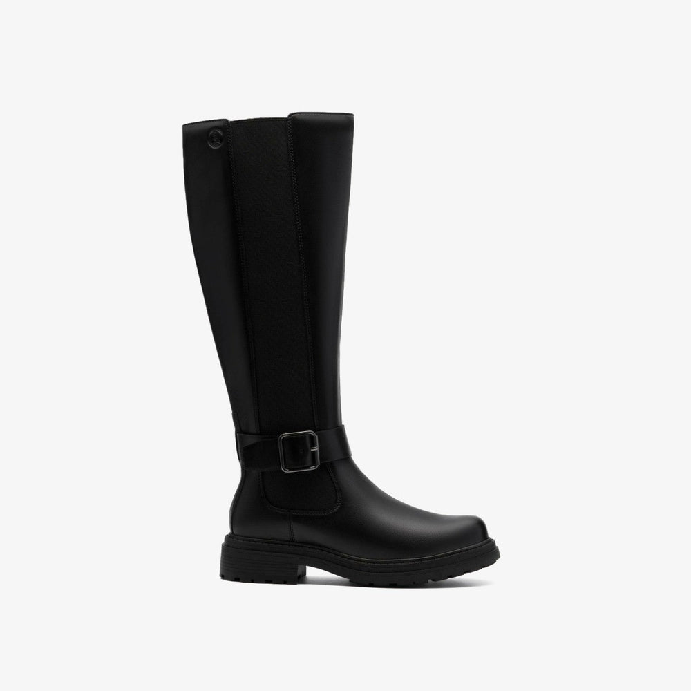 Orinoco 3 Tall Black Leather