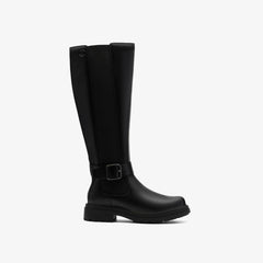 Orinoco 3 Tall Black Leather