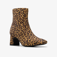 Fernie Zip Leopard Suede