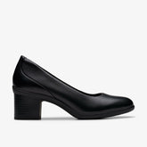 Shaya Poppy Black Leather