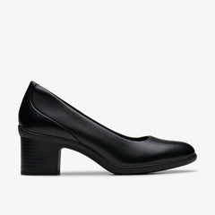 Shaya Poppy Black Leather