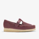 Wallabee T Bar Rose Brown Suede