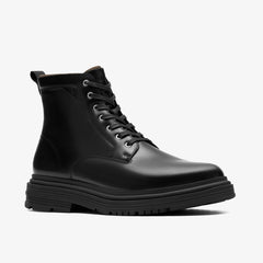 Badbury Hi Waterproof Black Warmlined Leather