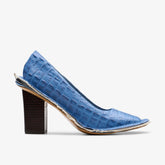 Martine Rose Heel Womens Blue Leather