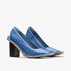 Martine Rose Heel Womens Blue Leather