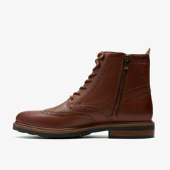 Newford Lace Boot Mid Tan Leather