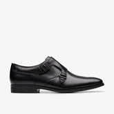 Paulton Monk Black Leather