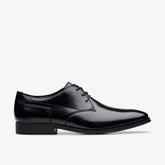 Paulton Lace Black Hi Shine Leather