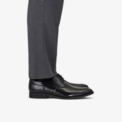 Paulton Lace Black Hi Shine Leather