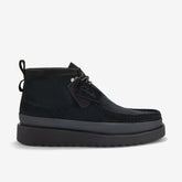 Wallabee FTR2 Hi Black Suede