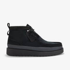 Wallabee FTR2 Hi Black Suede