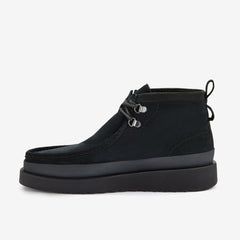 Wallabee FTR2 Hi Black Suede