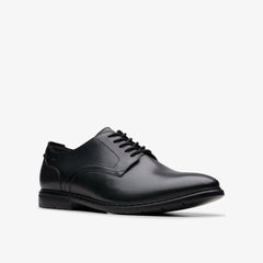 Banbury Derby Black Leather