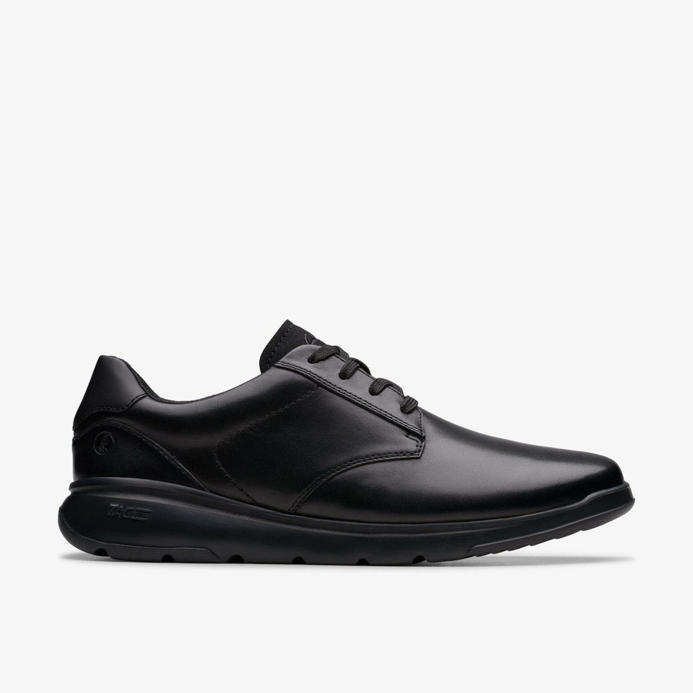 Lifton Lace Black Leather