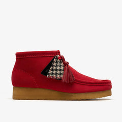 Wallabee Boot Red Suede