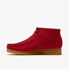 Wallabee Boot Red Suede