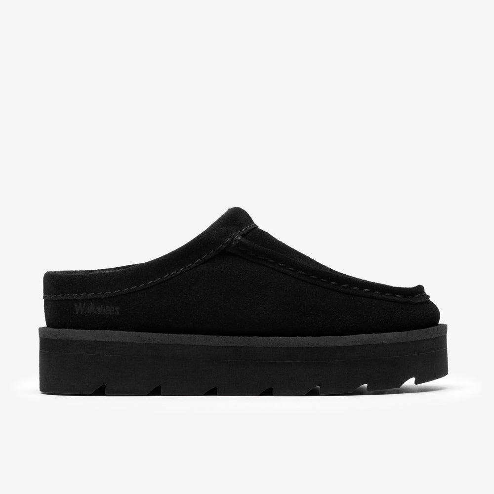 Meare Mule Black Suede Warmlined
