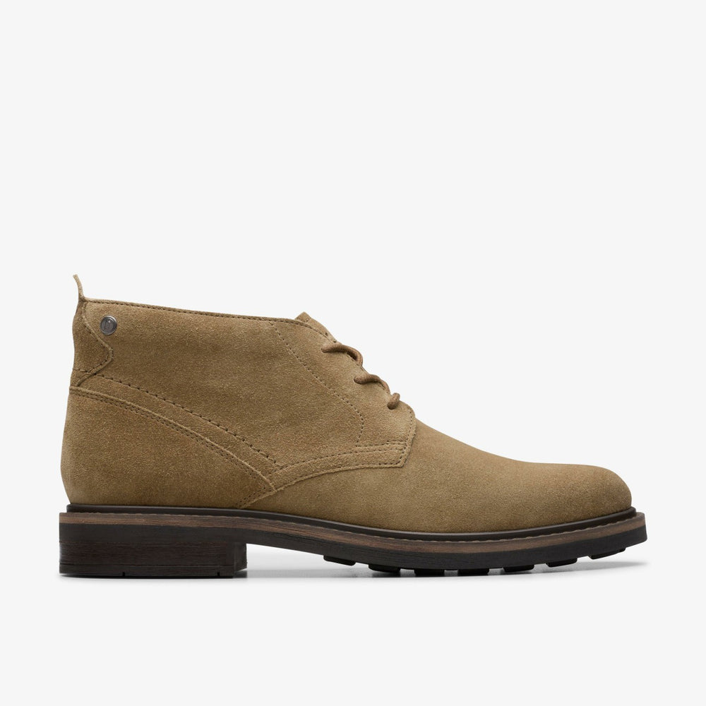 Newford Mid Dark Sand Suede
