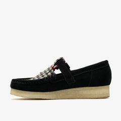 Wallabee T Bar Black Tweed Combination