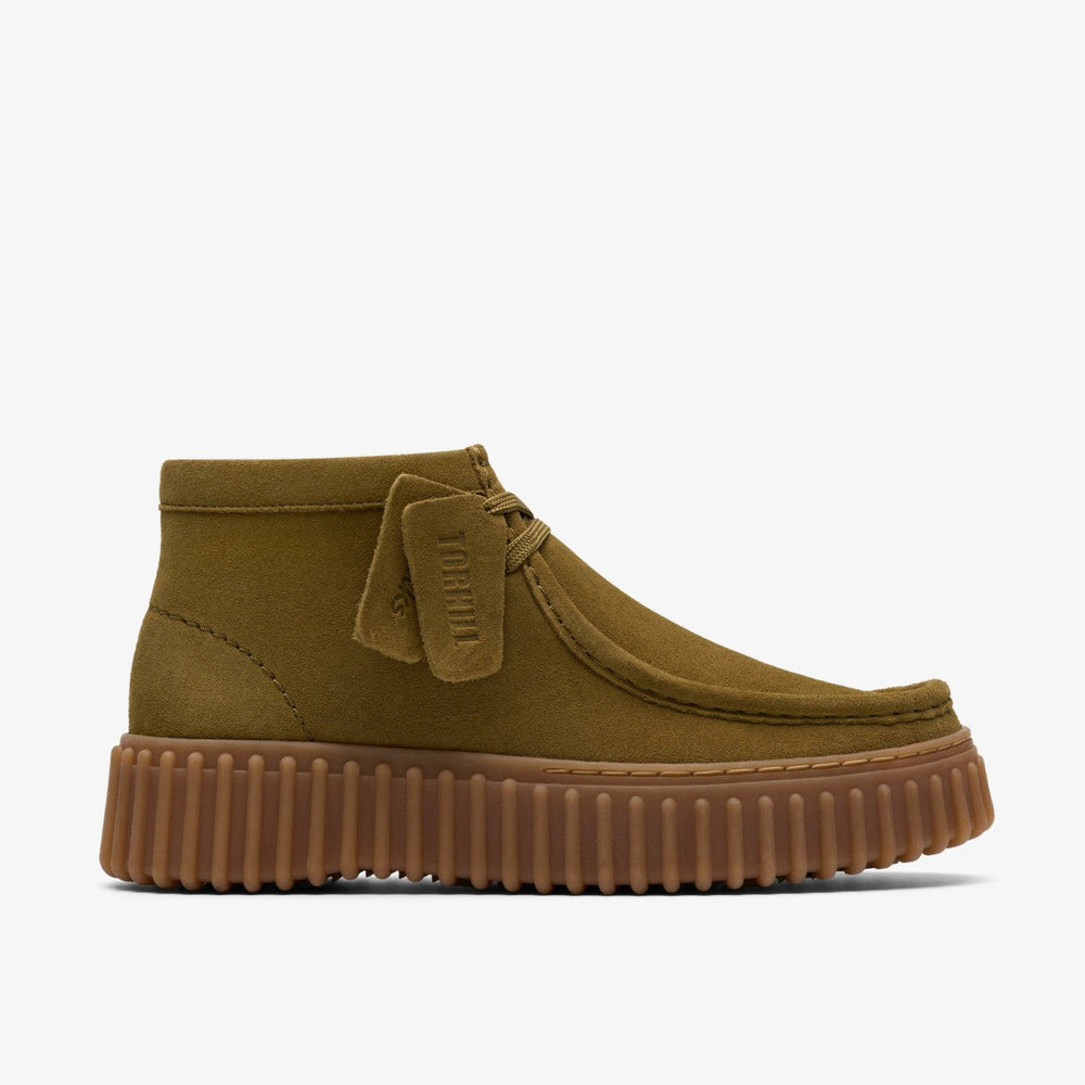 Torhill Moss Olive Suede