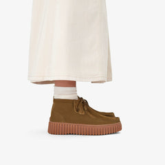 Torhill Moss Olive Suede
