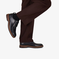 Aldwin Lace Black Leather