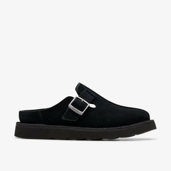 Solsbury Mule Black Suede