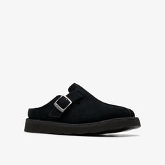 Solsbury Mule Black Suede