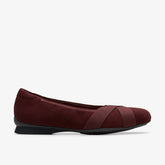 Jazmynn Gem Merlot Suede