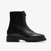 Lauryl Zip Black Leather
