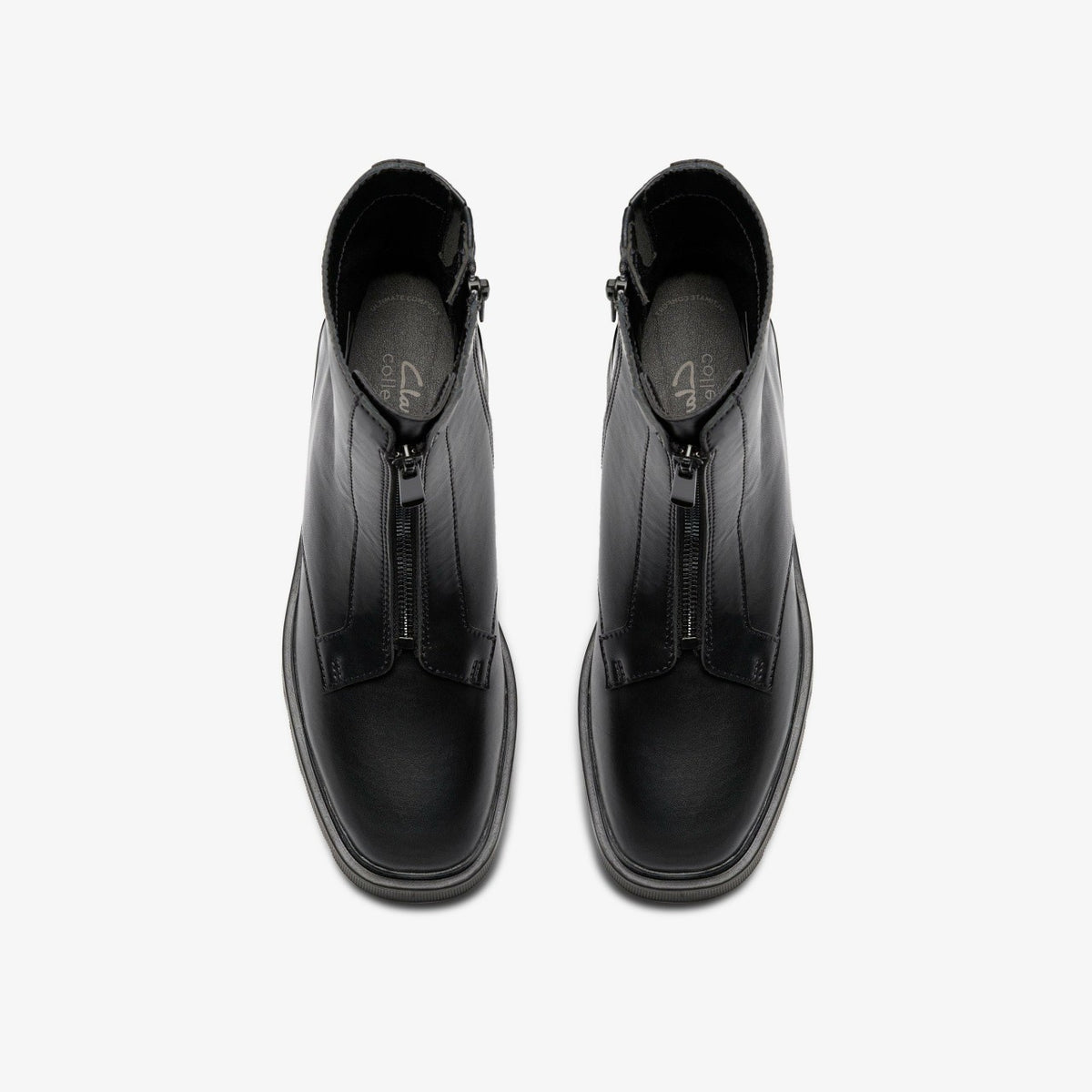 Lauryl Zip Black Leather