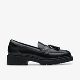 Lauryl Tassel Black Leather