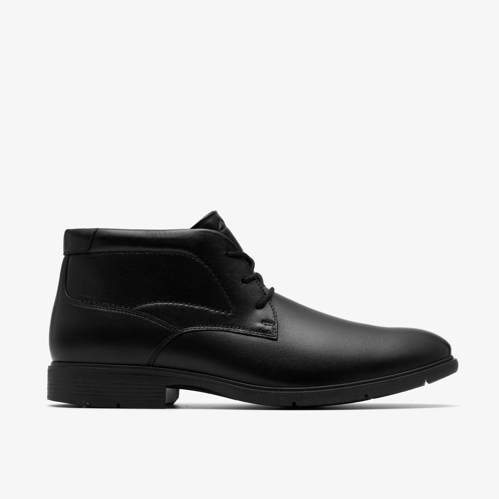 Eldredge Mid Black Leather