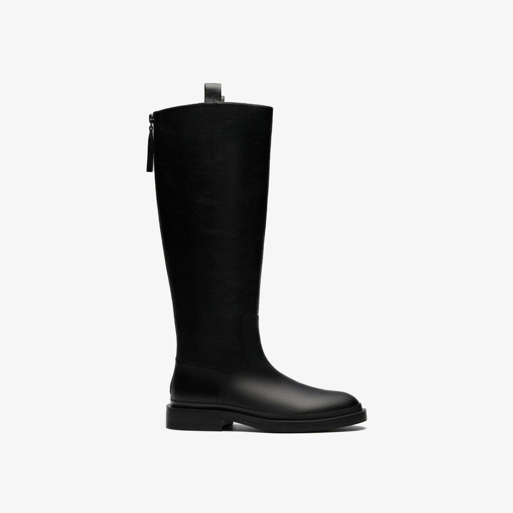 Previa Hi Black Leather