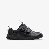 Laser Cross Kid Black Leather