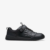 Laser Cross Youth Black Leather